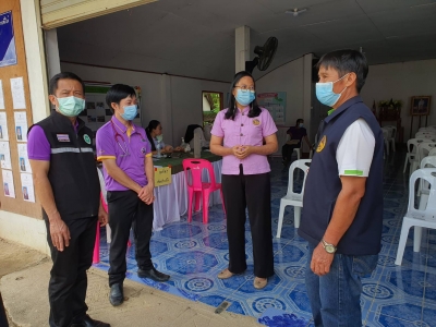 คปสอ.บ้านหลวง ออกหน่วยบริการฉีดวัคซีนป้องกันโรคโควิด-19 ในพื้นที่ตำบลบ้านพี้